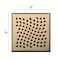 Unique 4'' Center Grid Shower Drain Yellow Gold REJ-653 - alternate 3